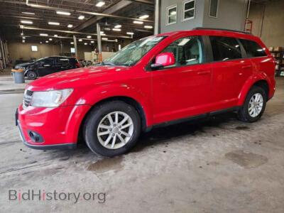 2013 Dodge JOURNEY SXT, red — VIN 3C4PDDBG5DT615124, Copart