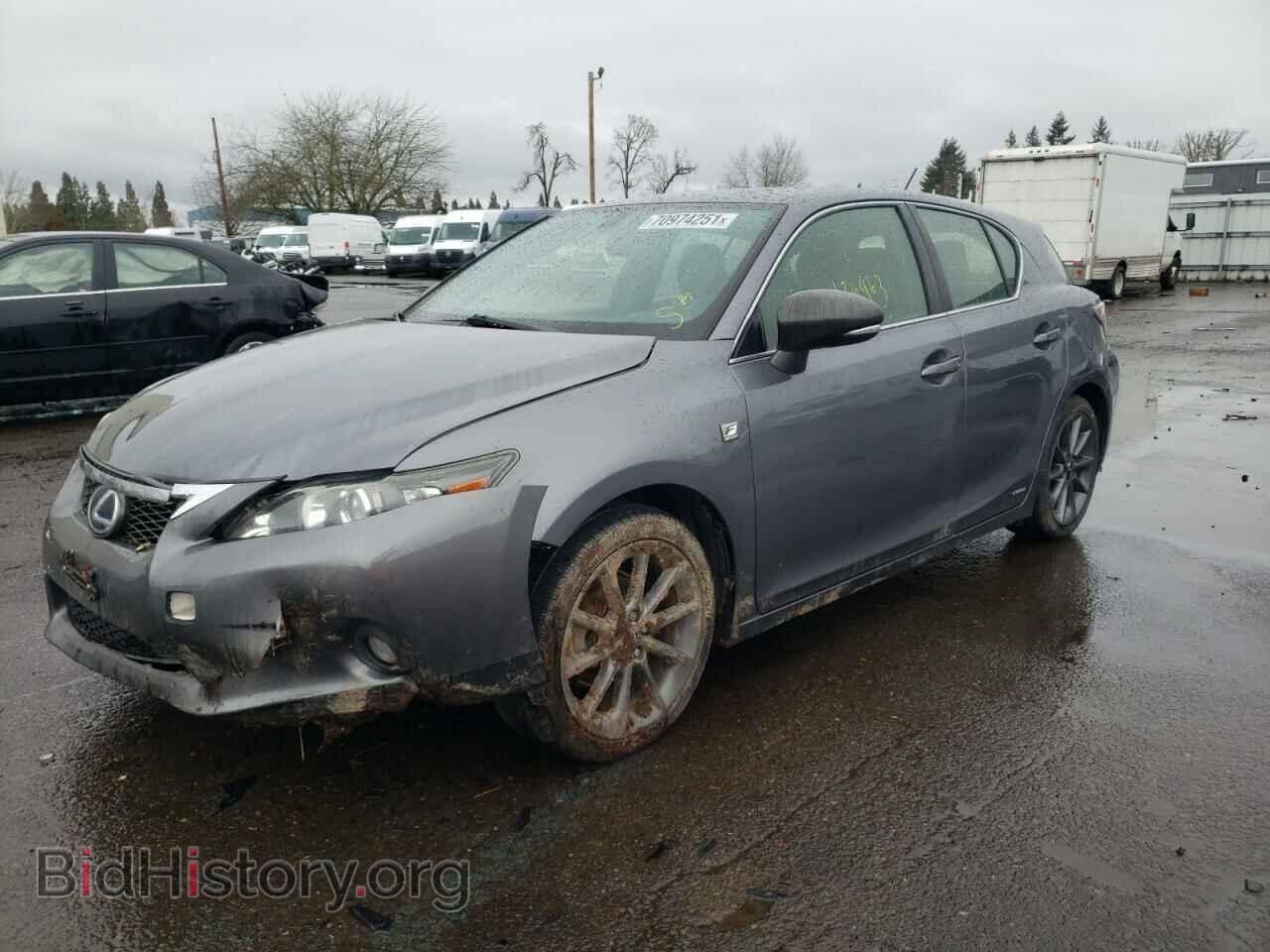 2012 LEXUS CT 200 - VIN: JTHKD5BH3C2079779 - Фото 2