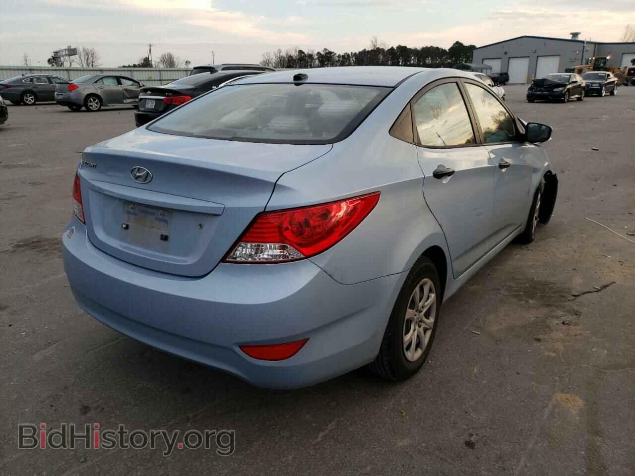 2012 HYUNDAI ACCENT - VIN: KMHCT4AE3CU073815 - Фото 4