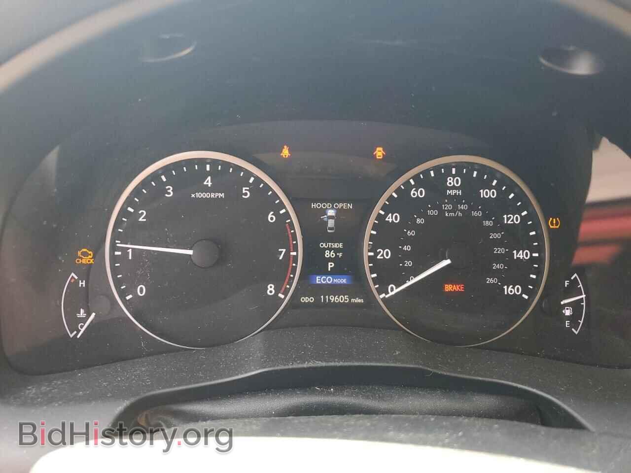 2013 LEXUS ES350 - VIN: JTHBK1GG1D2082700 - Фото 9
