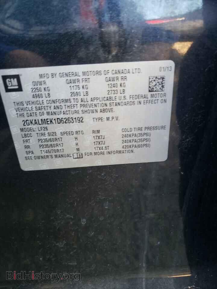 2013 GMC TERRAIN - VIN: 2GKALMEK1D6263192 - Photo 12