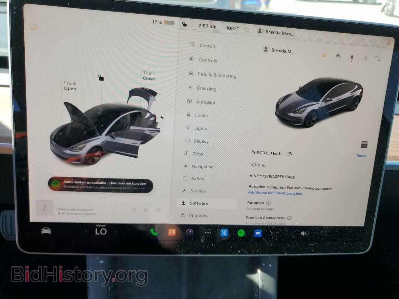 2023 TESLA MODEL 3 - VIN: 5YJ3E1EA2PF517429 - Фото 9