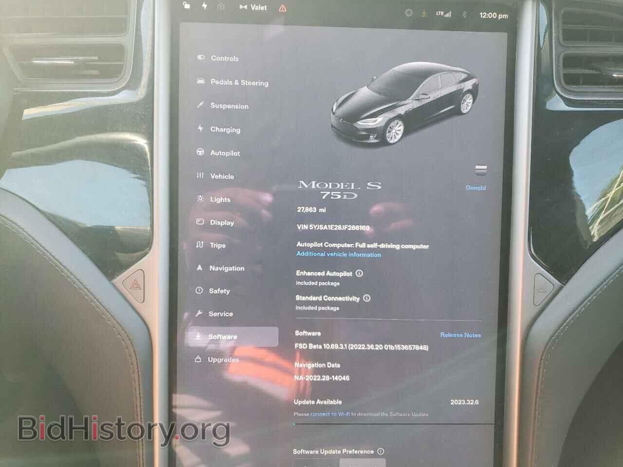 2018 TESLA MODEL S - VIN: 5YJSA1E28JF286169 - Photo 9