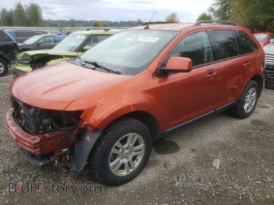 2008 Ford EDGE Edge SEL, оранжевый — VIN 2FMDK48C88BA63581, Copart