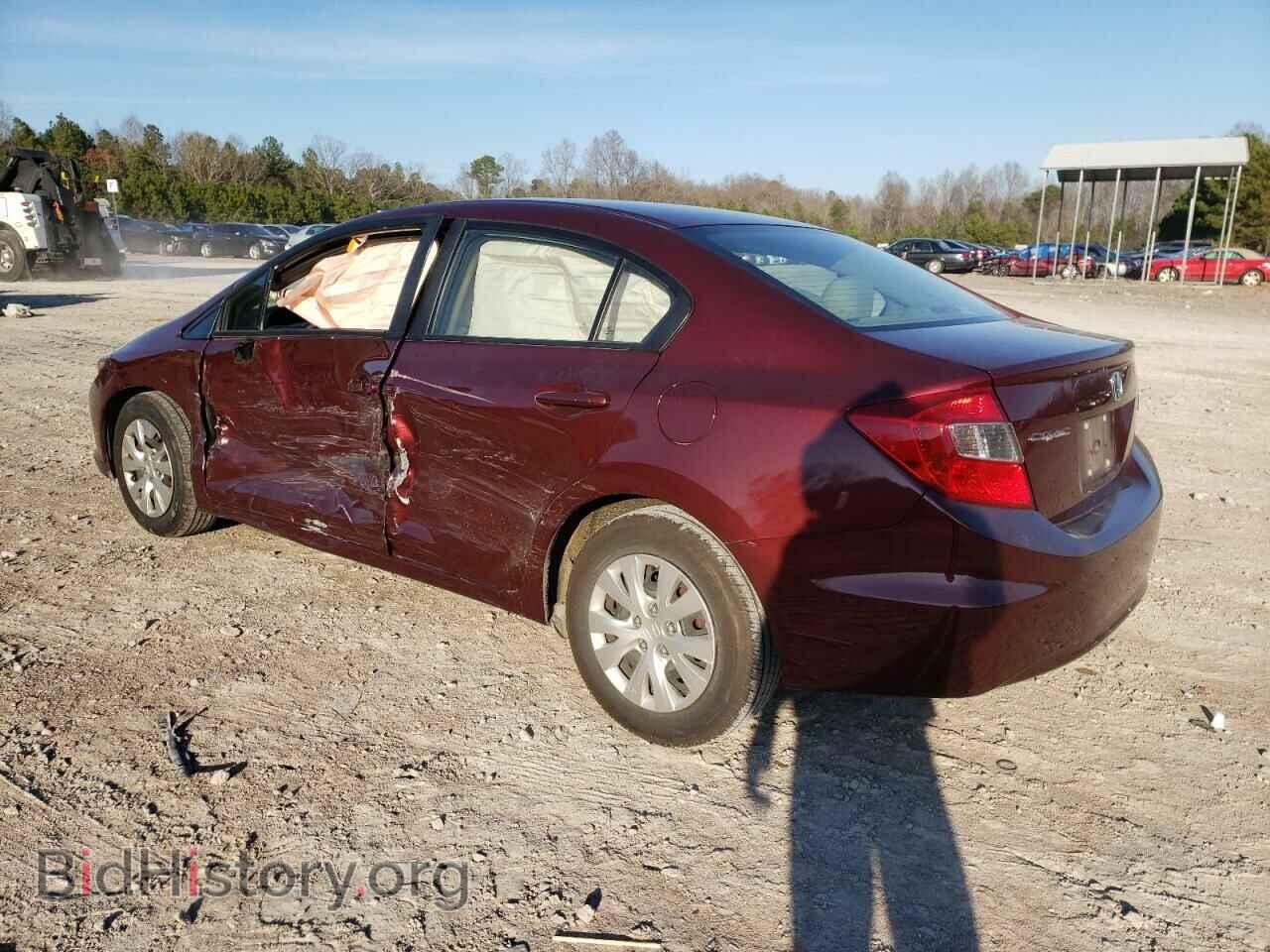 2012 HONDA CIVIC - VIN: 2HGFB2F53CH533285 - Фото 2