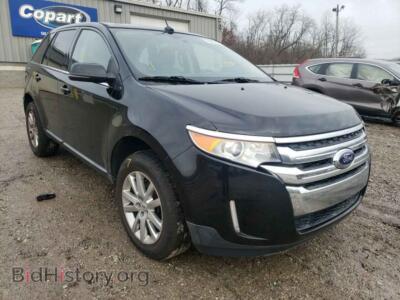 2012 Ford EDGE Edge Limit, черный — VIN 2FMDK4KCXCBA02587, Copart