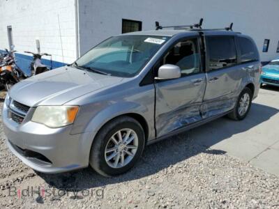 2013 Dodge CARAVAN SXT, gray — VIN 2C4RDGCG3DR770539, Copart