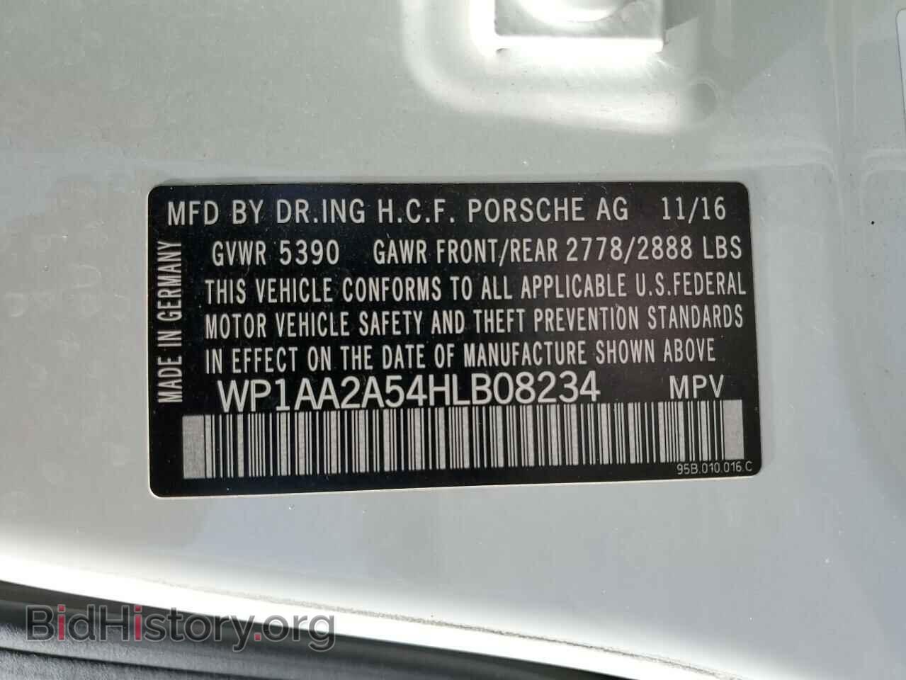 2017 PORSCHE MACAN - VIN: WP1AA2A54HLB08234 - Photo 13