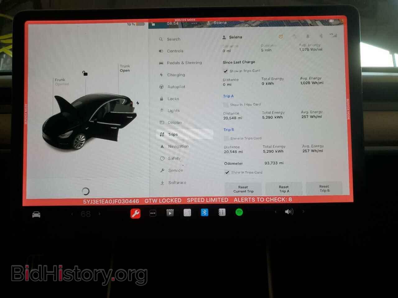 2018 TESLA MODEL 3 - VIN: 5YJ3E1EA0JF030446 - Photo 9