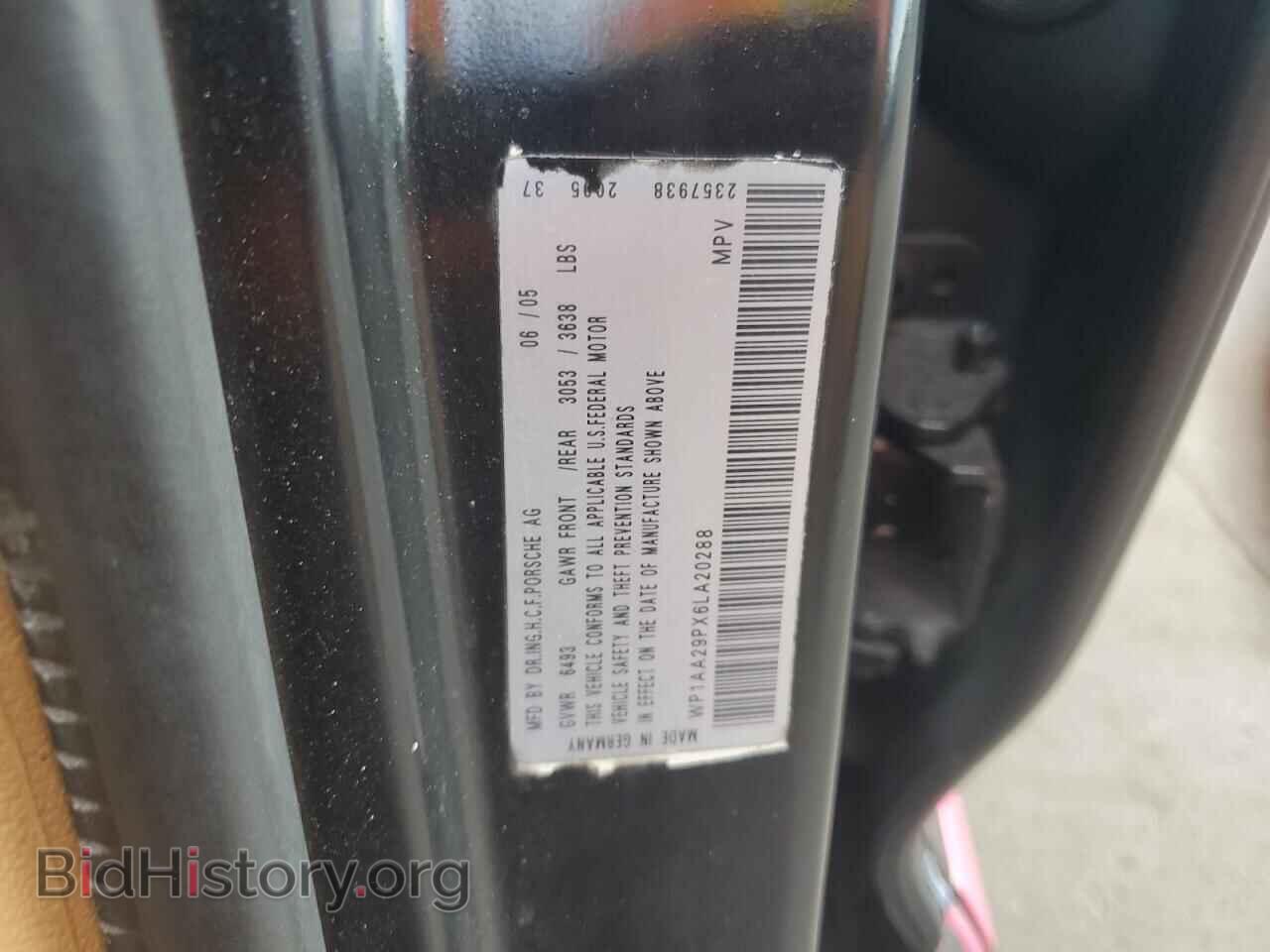 2006 PORSCHE CAYENNE - VIN: WP1AA29PX6LA20288 - Фото 13