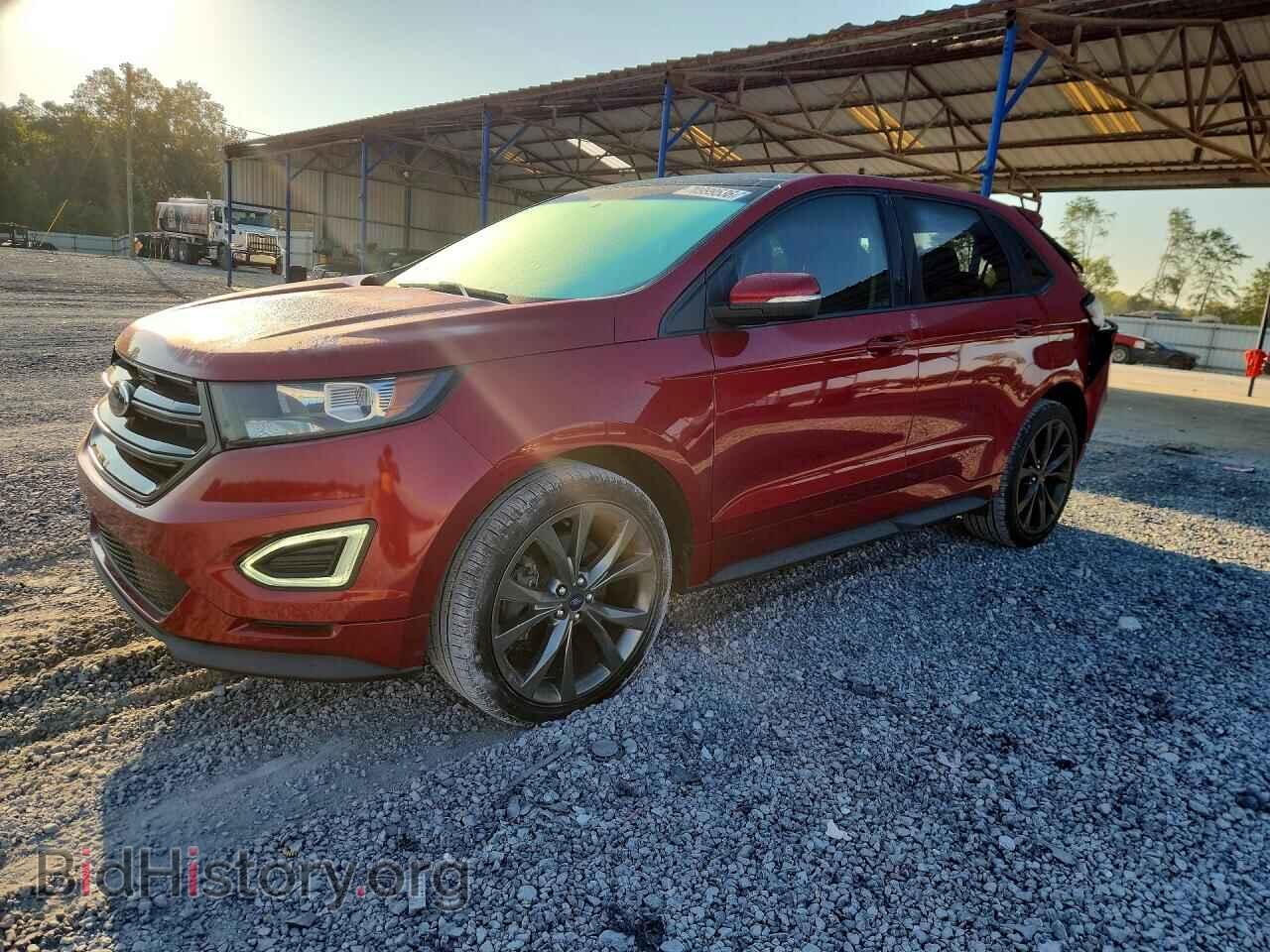 2015 Ford EDGE Sport (VIN 2FMTK3AP0FBC36946) — photo 1 of 14, Copart, damage: rear end