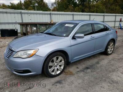 2013 Chrysler 200 200 Tourin, синий — VIN 1C3CCBBB7DN539288, Copart
