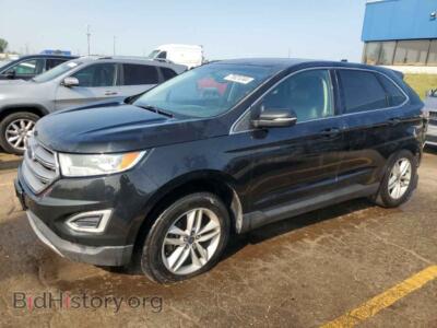 2015 Ford EDGE SEL, черный — VIN 2FMTK3J8XFBB14247, Copart