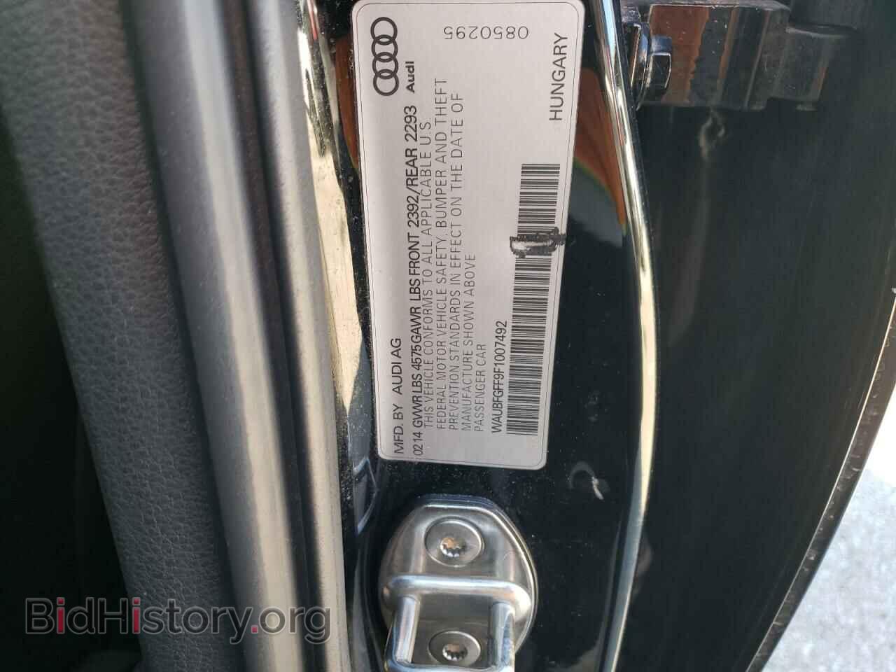 2015 AUDI A3 - VIN: WAUBFGFF9F1007492 - Фото 12