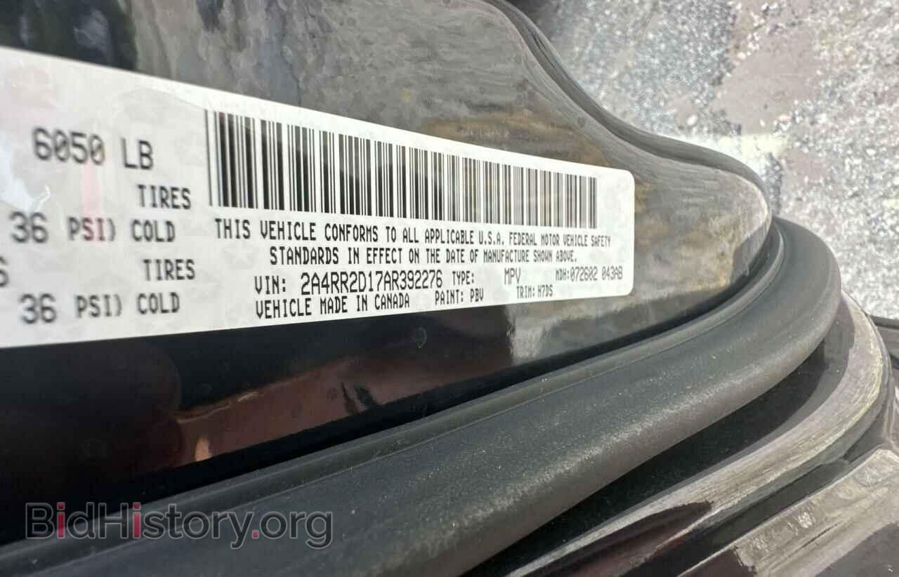 2010 CHRYSLER MINIVAN - VIN: 2A4RR2D17AR392276 - Фото 10