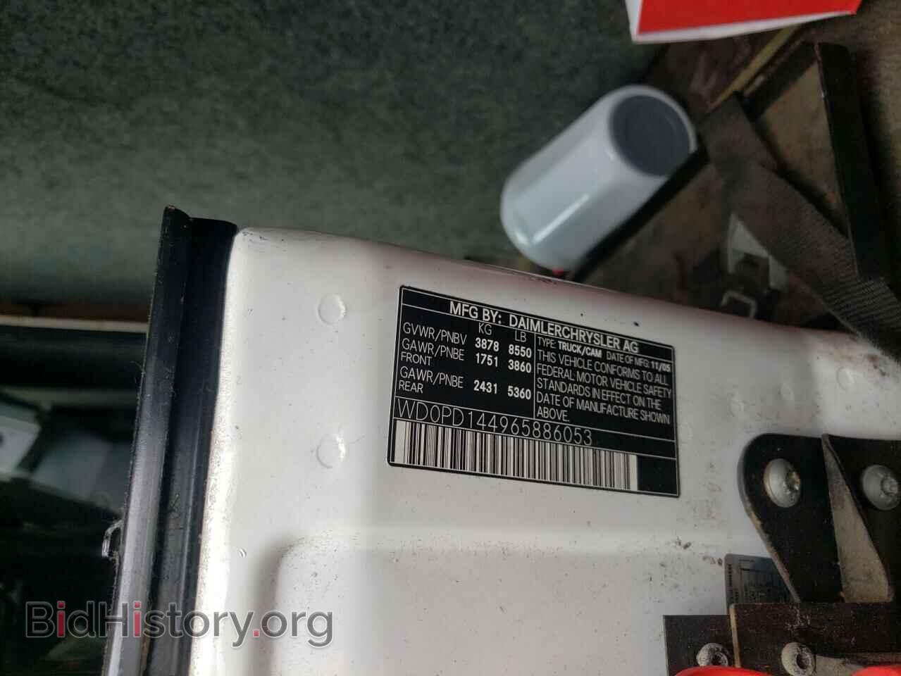 2006 DODGE SPRINTER - VIN: WD0PD144965886053 - Фото 13