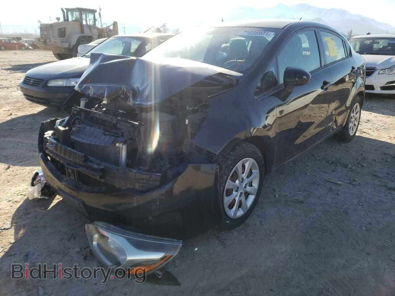 2013 KIA RIO - VIN: KNADM4A39D6268096 - Фото 2
