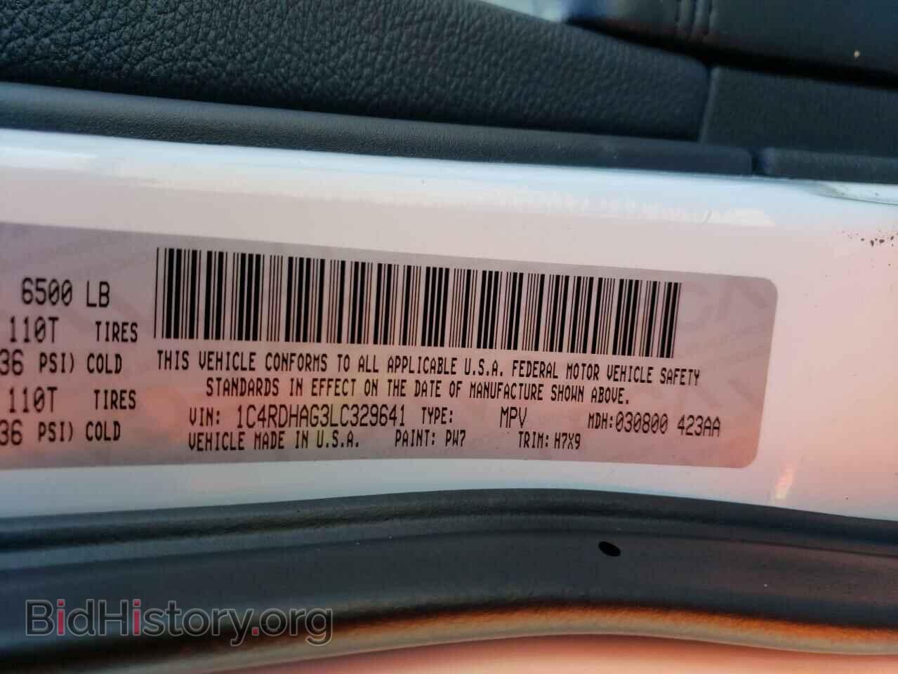 2020 DODGE DURANGO - VIN: 1C4RDHAG3LC329641 - Фото 10