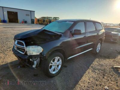2013 Dodge DURANGO SXT, черный — VIN 1C4RDHAG2DC694975, Copart