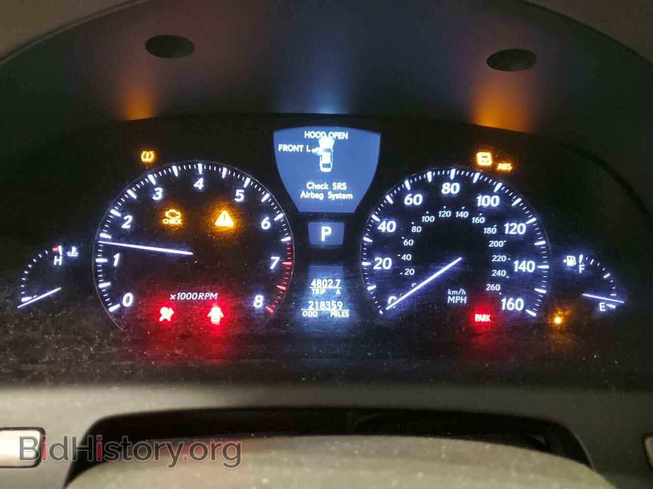 2007 LEXUS LS460 - VIN: JTHGL46FX75003766 - Фото 9