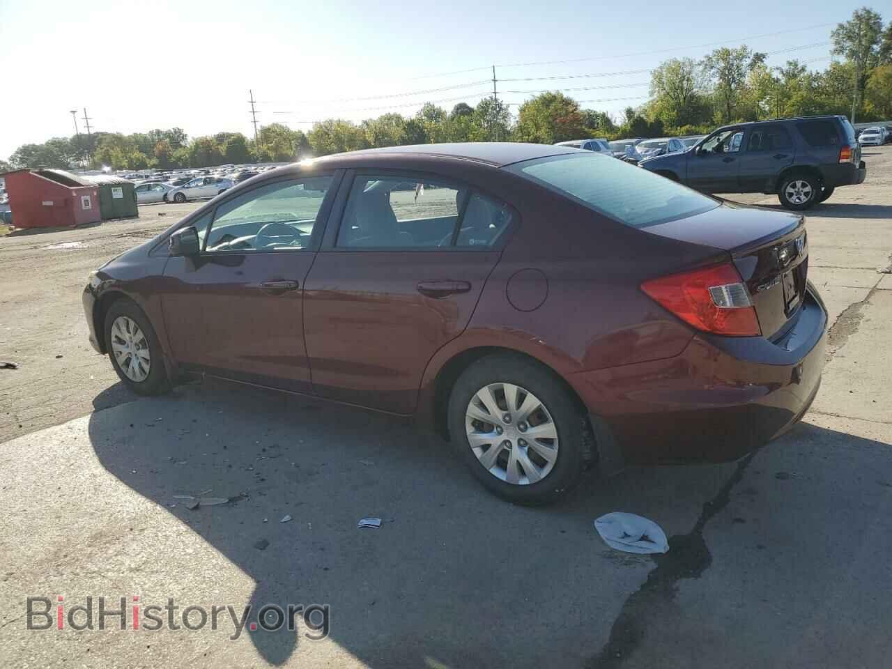 2012 HONDA CIVIC - VIN: 2HGFB2F54CH534025 - Фото 2