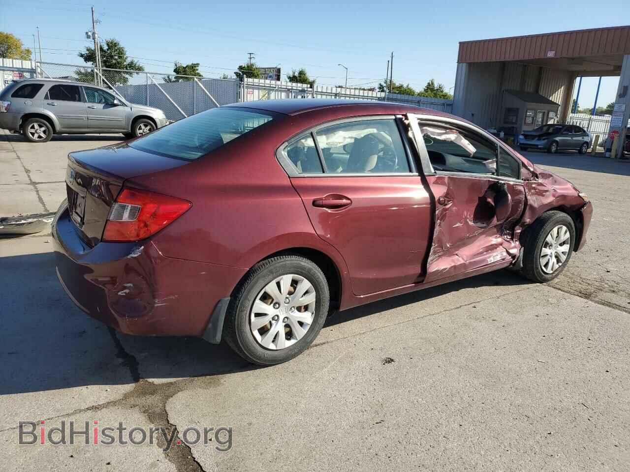 2012 HONDA CIVIC - VIN: 2HGFB2F54CH534025 - Фото 3