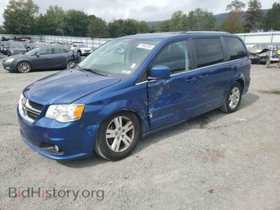 2011 Dodge CARAVAN Grand Cara, blue — VIN 2D4RN5DG1BR760852, Copart