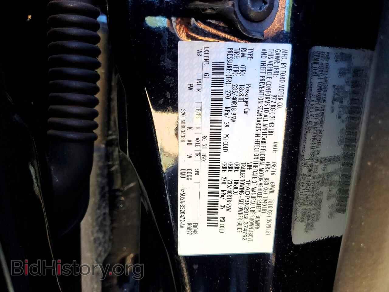 2016 FORD FOCUS - VIN: 1FADP3N29GL374792 - Фото 12