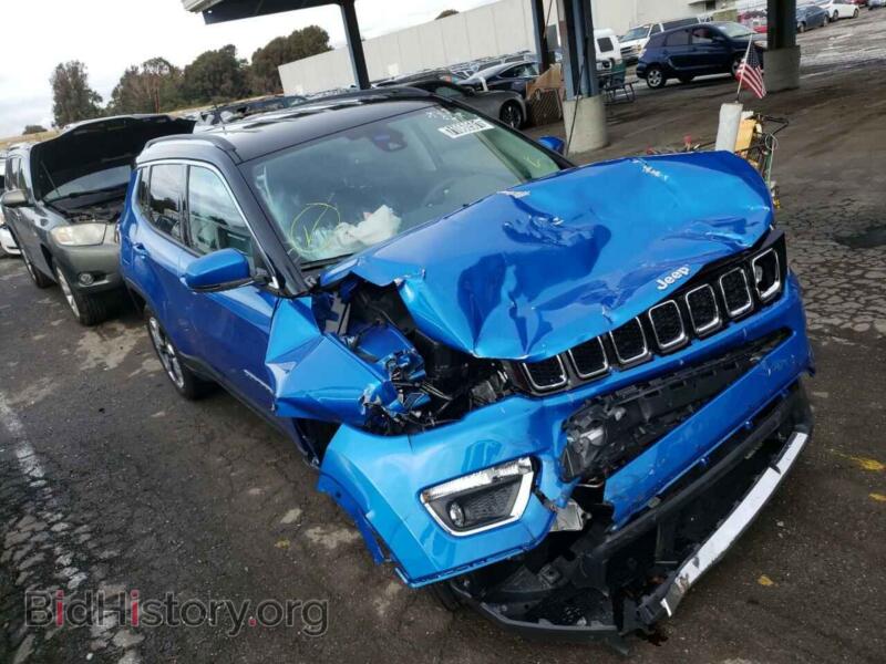 2021 Jeep COMPASS Compass LI (VIN 3C4NJDCB9MT600032) — фото 1 из 10, Copart, повреждение: передняя часть