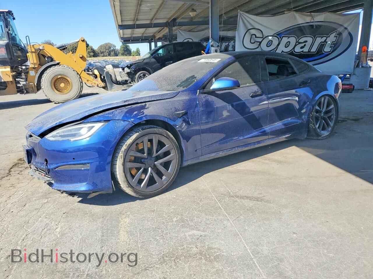 Photo 5YJSA1E53MF428295 - TESLA MODEL S 2021
