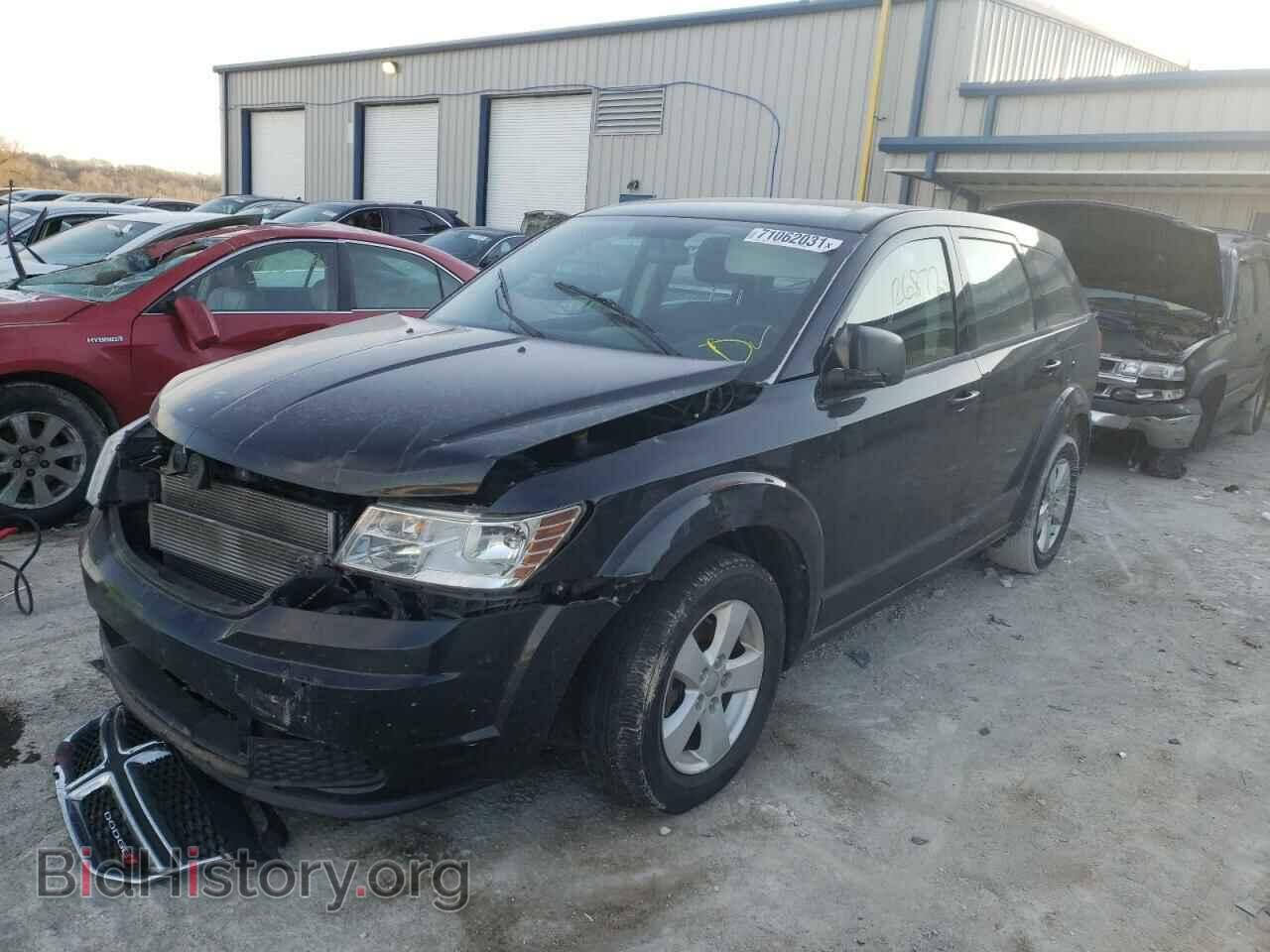 2013 DODGE JOURNEY - VIN: 3C4PDCAB6DT508468 - Фото 2