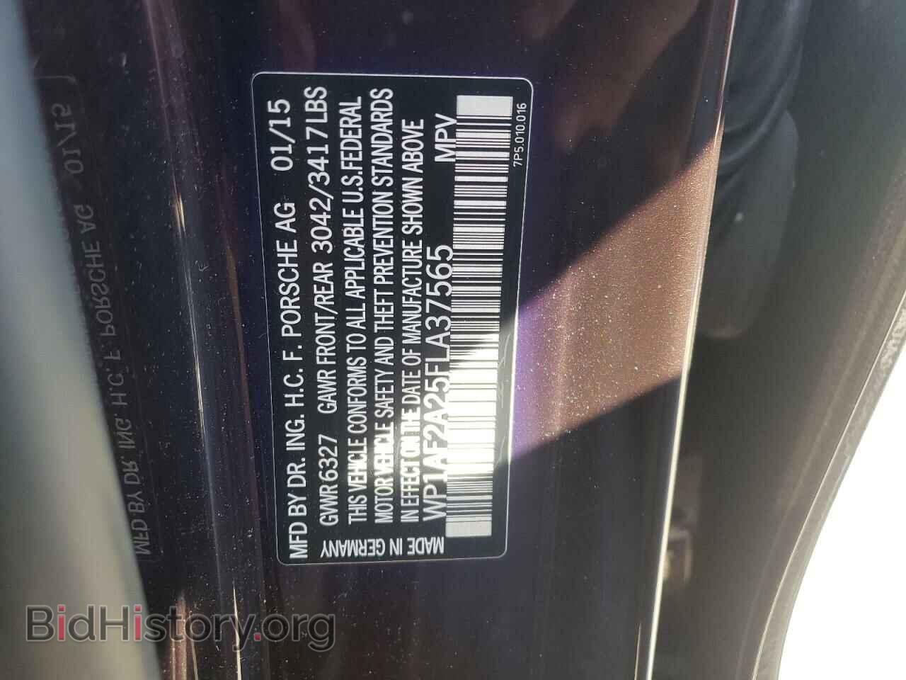 2015 PORSCHE CAYENNE - VIN: WP1AF2A25FLA37565 - Фото 13