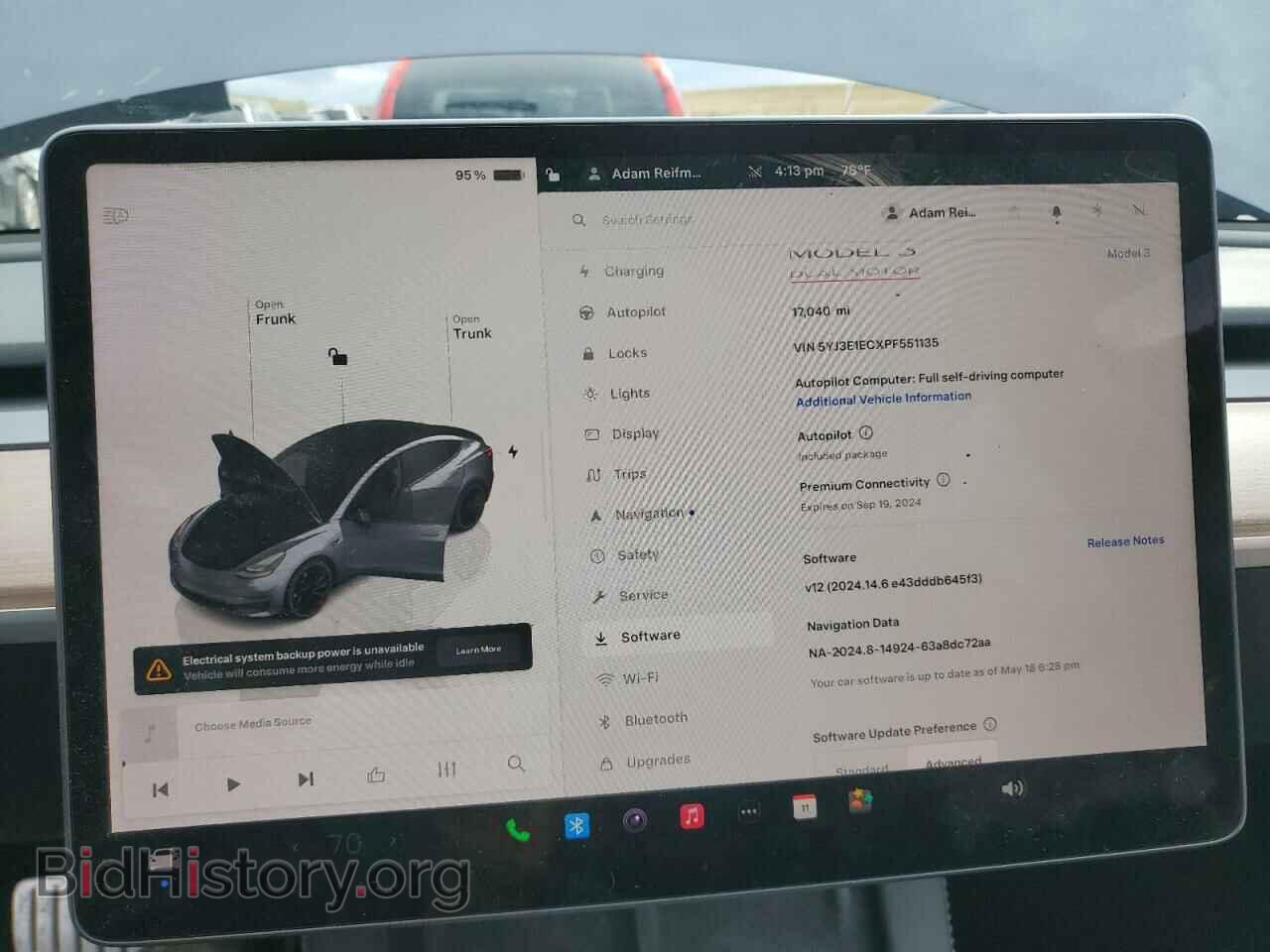 2023 TESLA MODEL 3 - VIN: 5YJ3E1ECXPF551135 - Фото 9