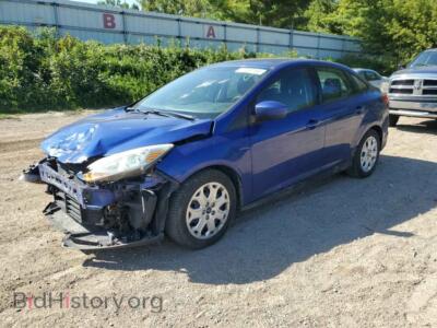 2012 Ford FOCUS SE, blue — VIN 1FAHP3F26CL391396, Copart