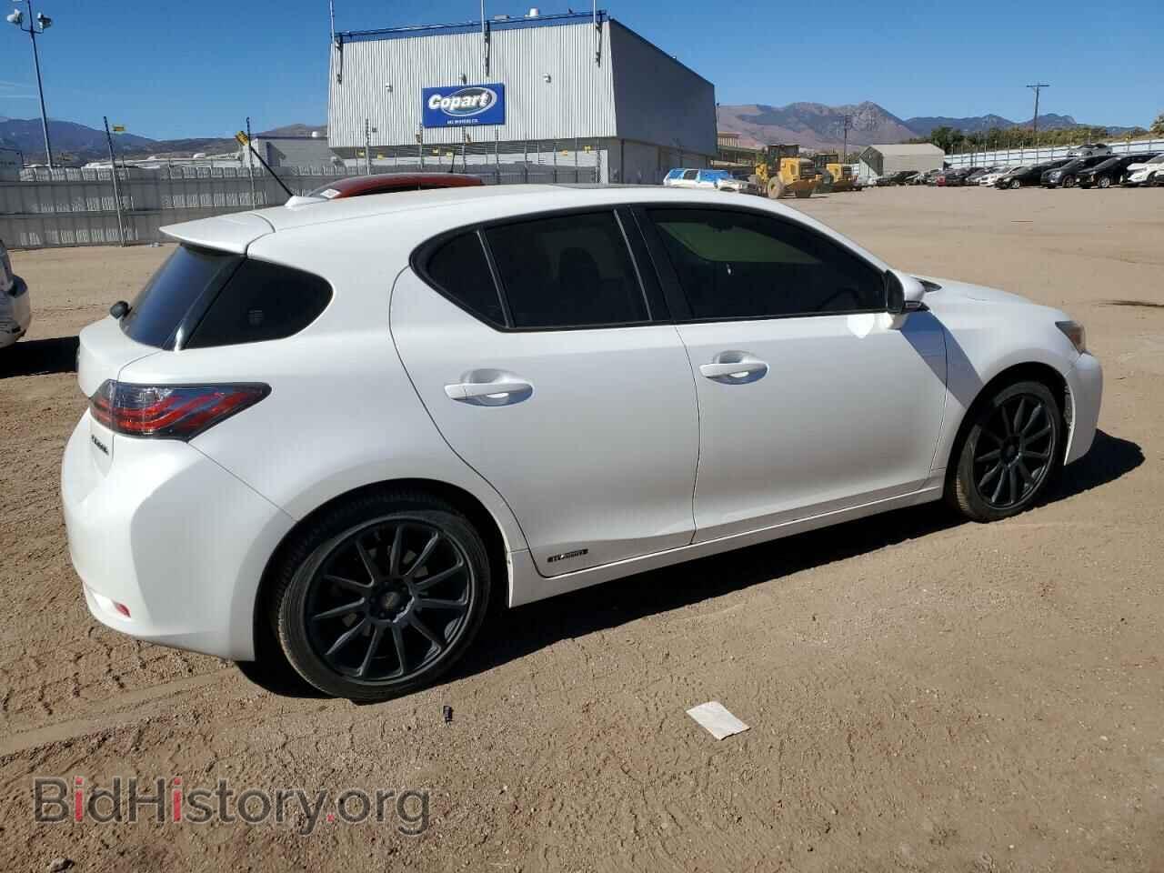 2012 LEXUS CT 200 - VIN: JTHKD5BH2C2106423 - Фото 3