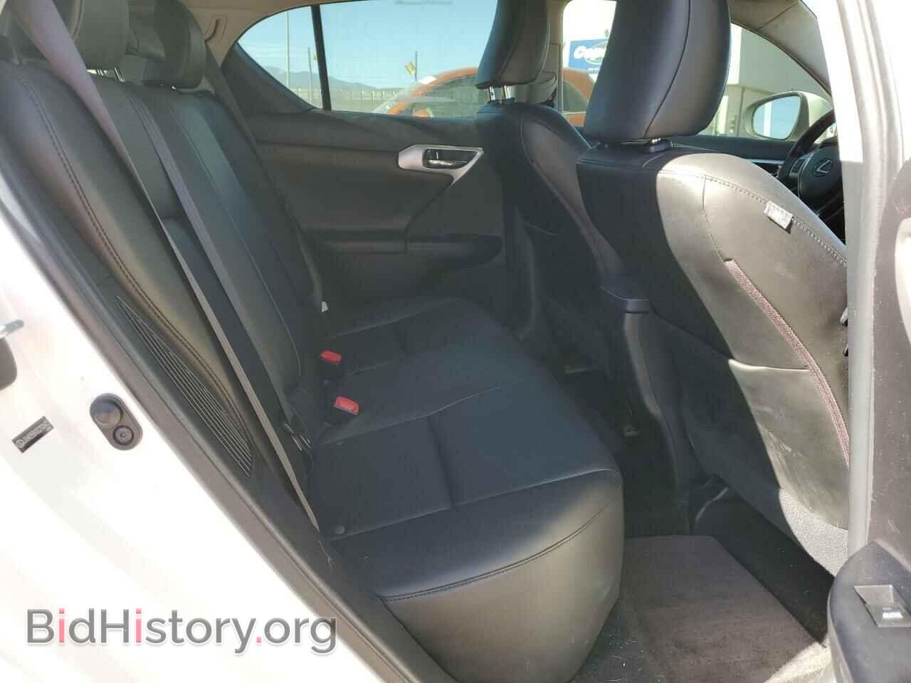2012 LEXUS CT 200 - VIN: JTHKD5BH2C2106423 - Фото 10
