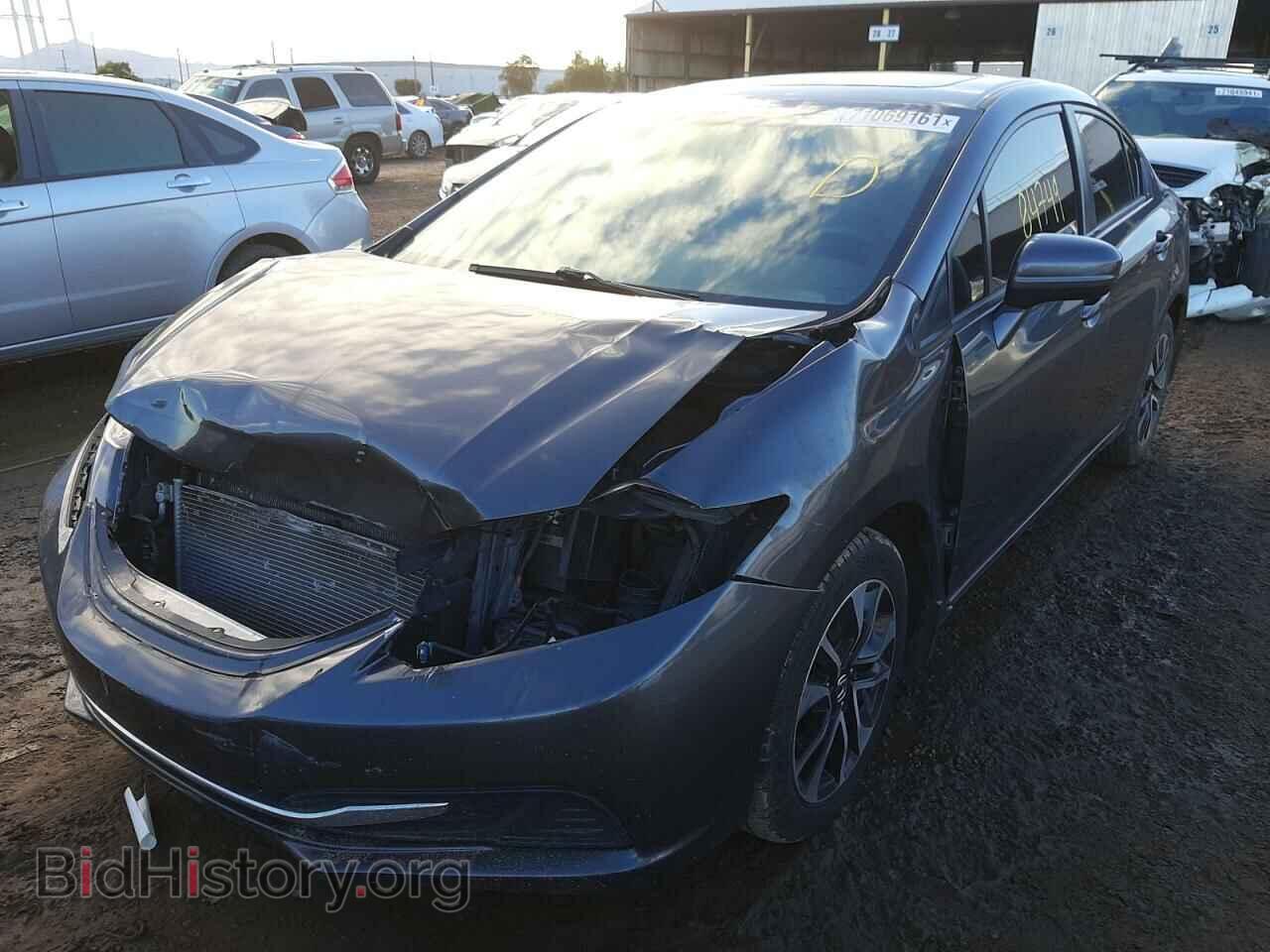 2015 HONDA CIVIC - VIN: 2HGFB2F84FH527476 - Фото 2