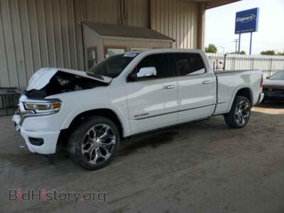 2022 RAM 1500 LIMITED, white — VIN 1C6SRFPT2NN316471, Copart