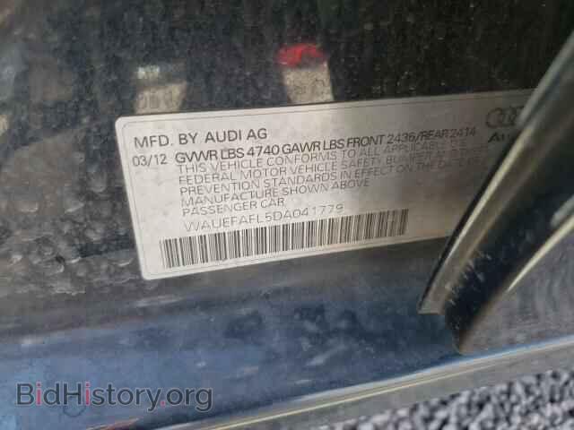 2013 AUDI A4 - VIN: WAUEFAFL5DA041779 - Фото 10