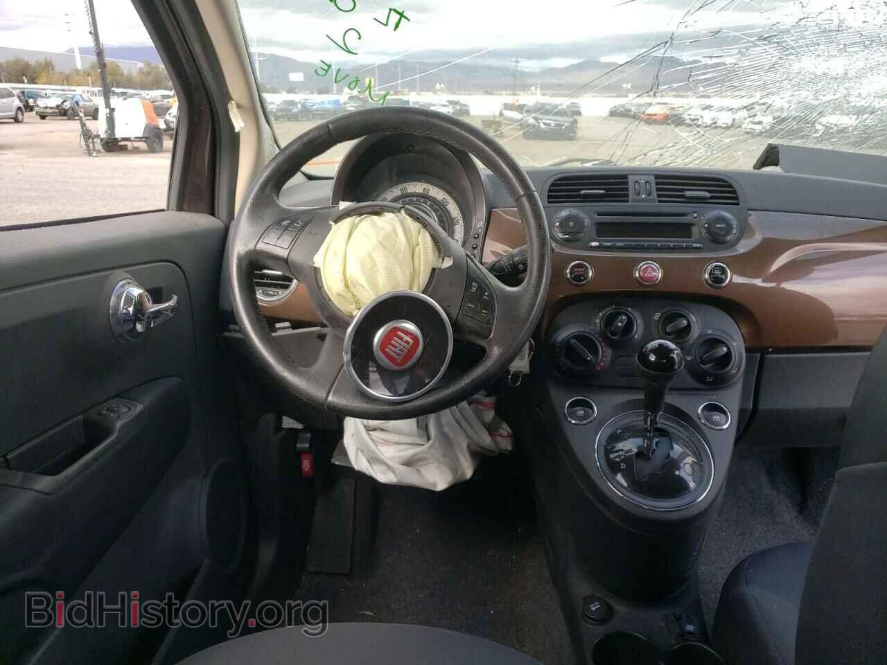 2015 FIAT 500 - VIN: 3C3CFFAR0FT607804 - Фото 9
