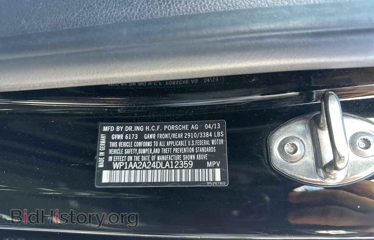 2013 PORSCHE CAYENNE - VIN: WP1AA2A24DLA12359 - Фото 10