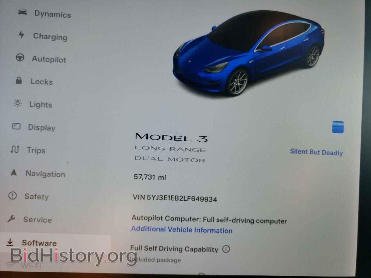 2020 TESLA MODEL 3 - VIN: 5YJ3E1EB2LF649934 - Фото 9