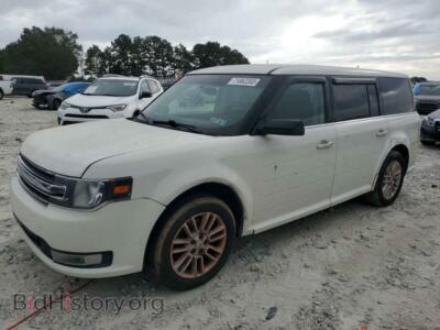 2013 Ford FLEX Flex SEL, white — VIN 2FMHK6C87DBD30669, Copart