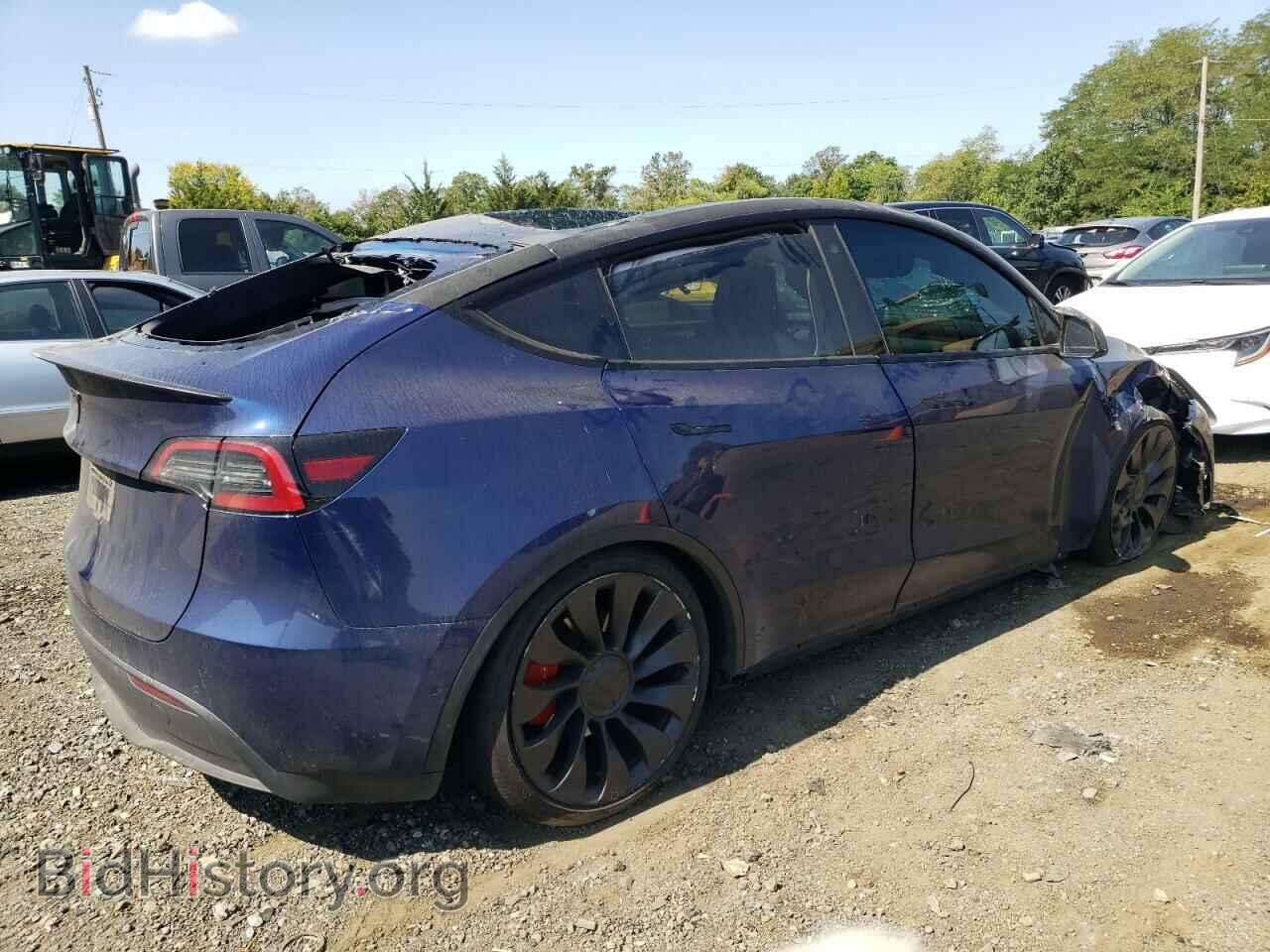 2022 TESLA MODEL Y - VIN: 7SAYGDEFXNF530121 - Фото 3
