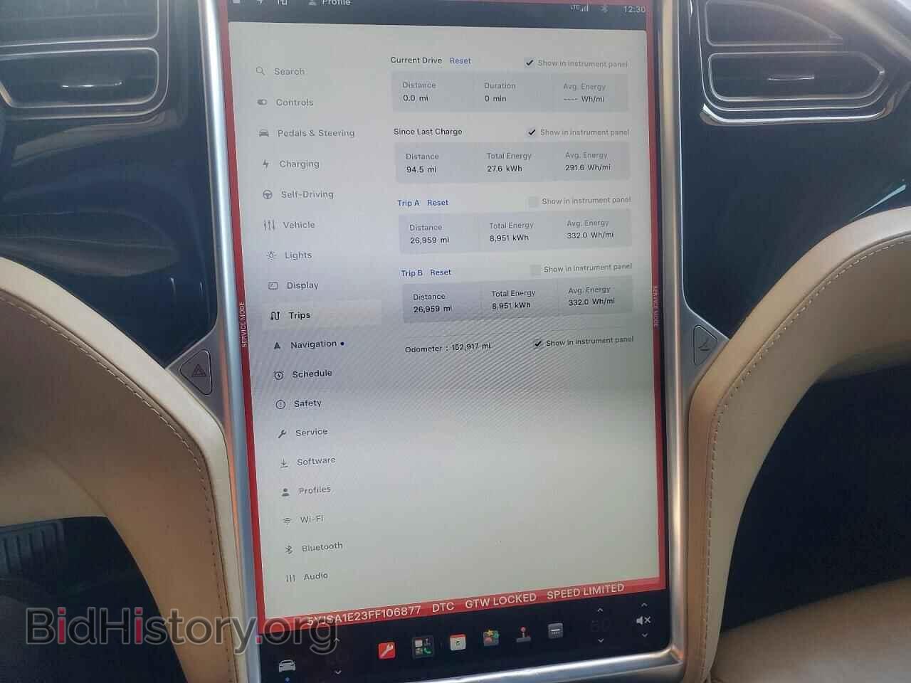 2015 TESLA MODEL S - VIN: 5YJSA1E23FF106877 - Photo 9