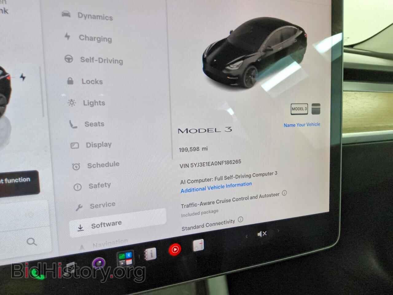 2022 TESLA MODEL 3 - VIN: 5YJ3E1EA0NF186265 - Фото 9