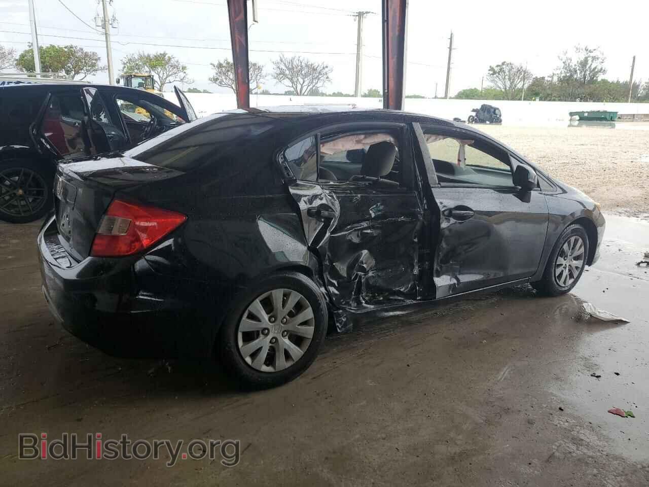 2012 HONDA CIVIC - VIN: 2HGFB2F57CH613026 - Фото 3