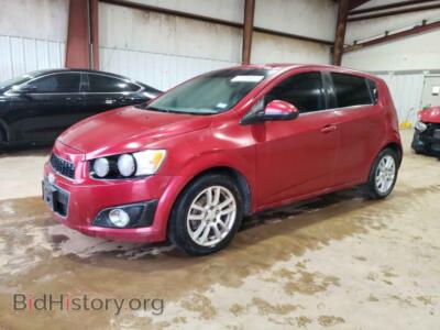2012 Chevrolet SONIC LT, красный — VIN 1G1JC6SH2C4195686, Copart