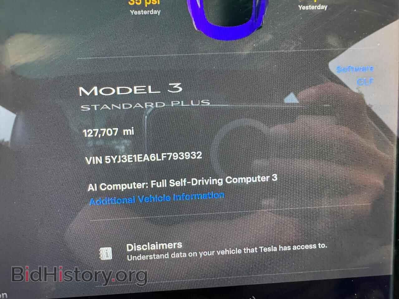 2020 TESLA MODEL 3 - VIN: 5YJ3E1EA6LF793932 - Photo 8