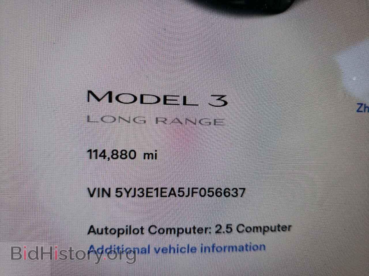 2018 TESLA MODEL 3 - VIN: 5YJ3E1EA5JF056637 - Фото 9